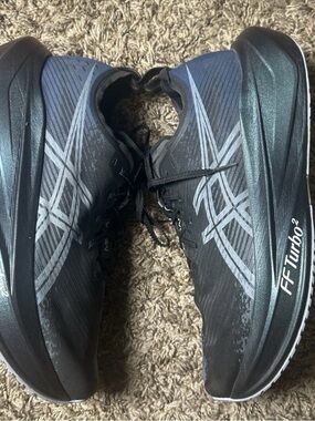 Asics Megablast Men's Black and Gray Running Shoes - FF Turbo² Midsole
